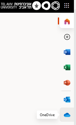 The OneDrive icon as it appears on the web interface